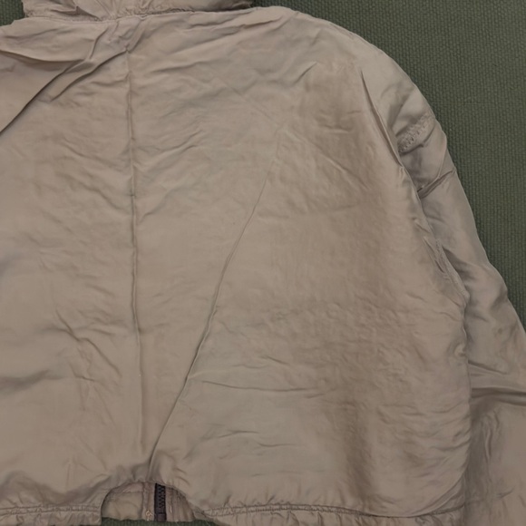 Vintage 90s Silk Bomber Jacket Cropped with Hood - Picture 11 of 15